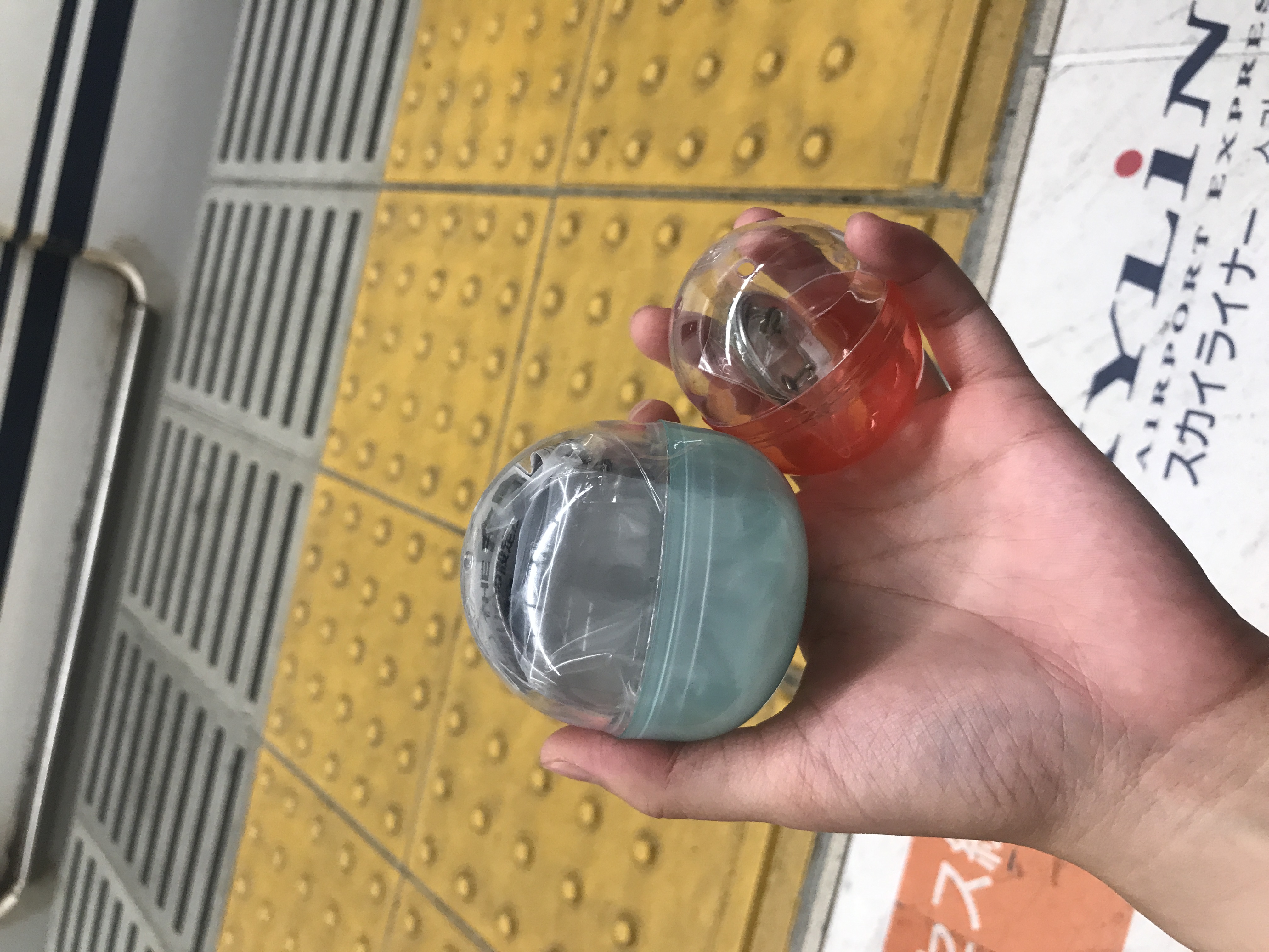 Image of two capsule toys I got